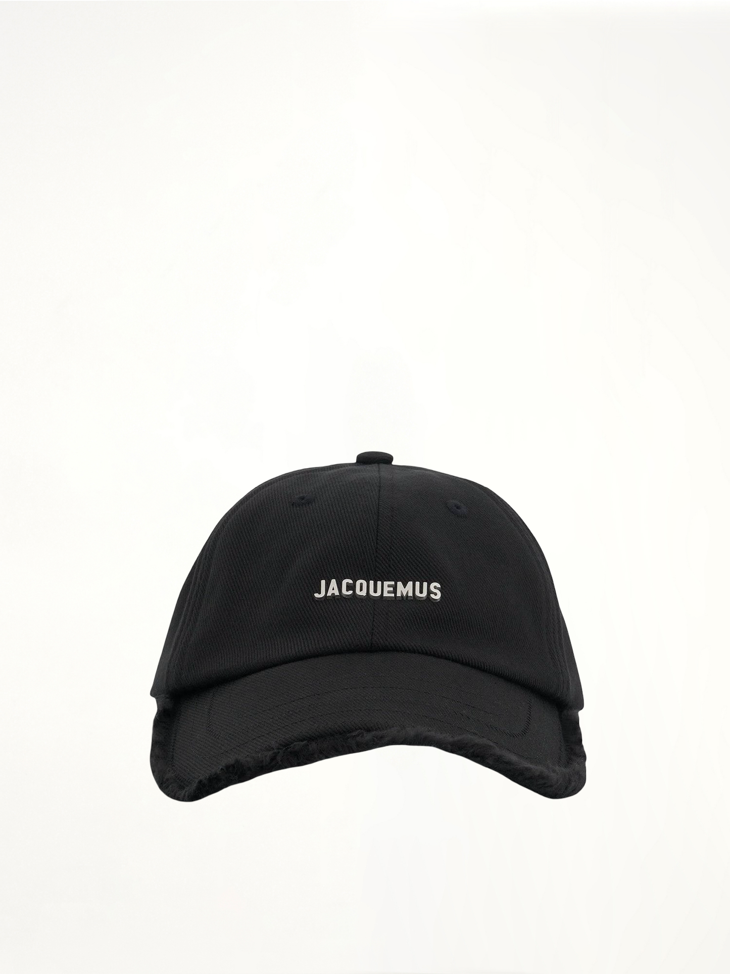 Artichaut Fringe Baseball Cap in Black