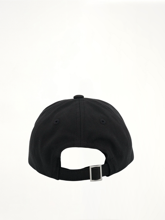 Artichaut Fringe Baseball Cap in Black