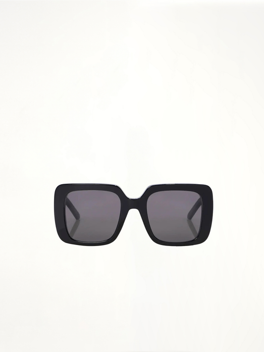 WilDior S3U 10A0 Square Sunglasses in Black