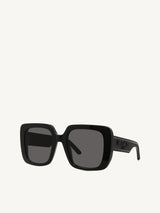 WilDior S3U 10A0 Square Sunglasses in Black