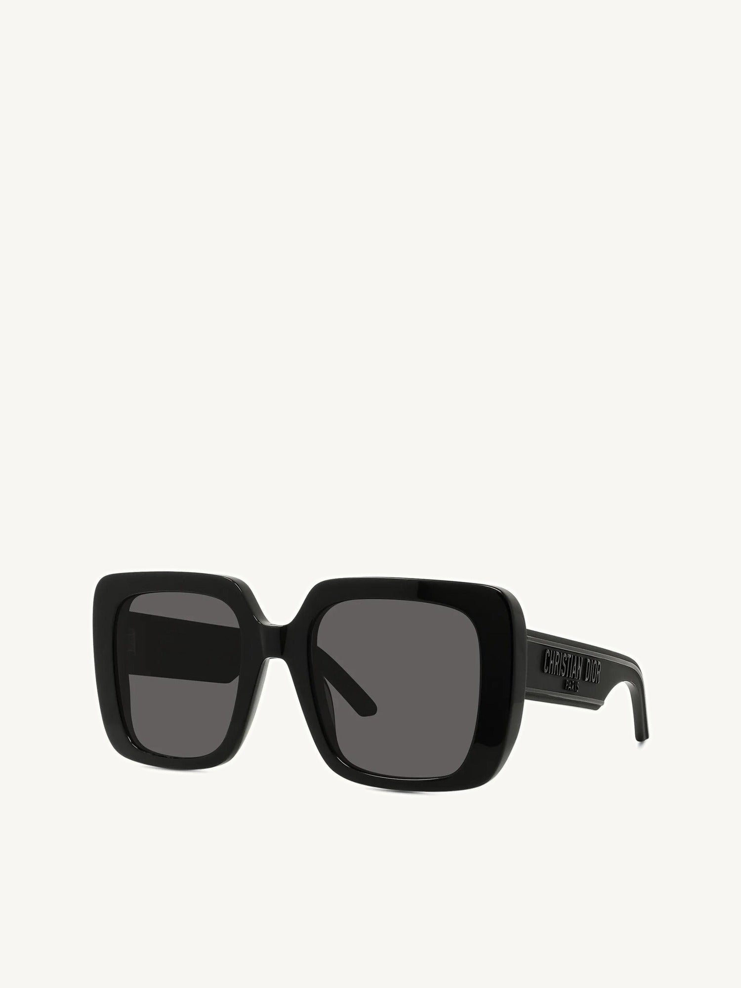 WilDior S3U 10A0 Square Sunglasses in Black