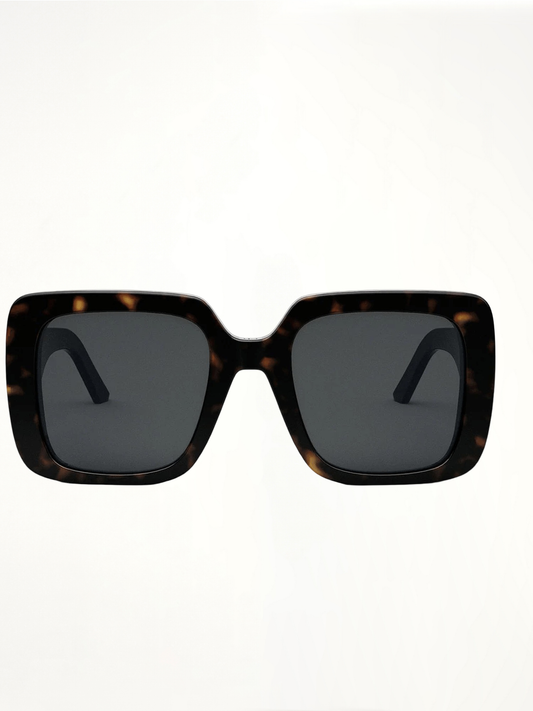 WilDior S3U 29A0 Square Sunglasses in Tortoise