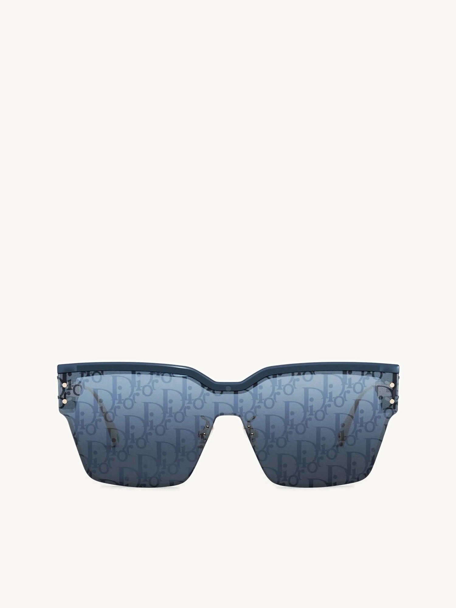 DiorClub M4U 30B800 Oblique Mask Sunglasses in Blue