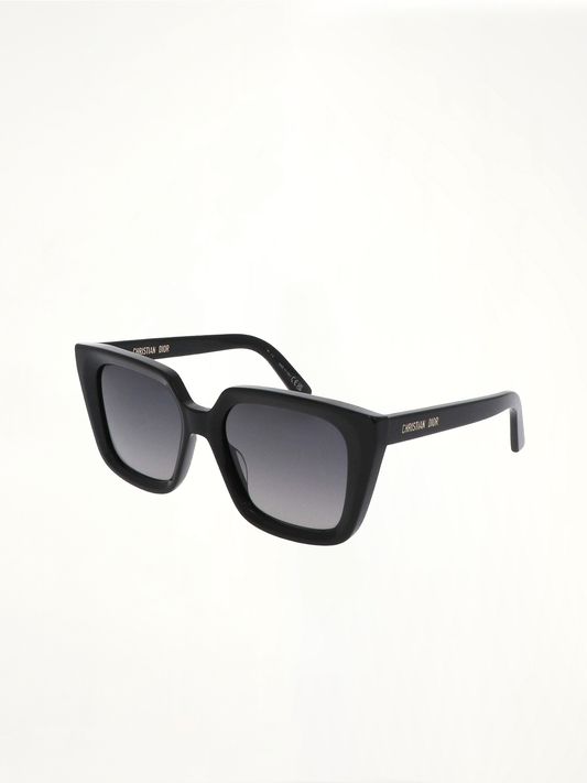 DiorMidnight S1I 10A1 Square Sunglasses in Black