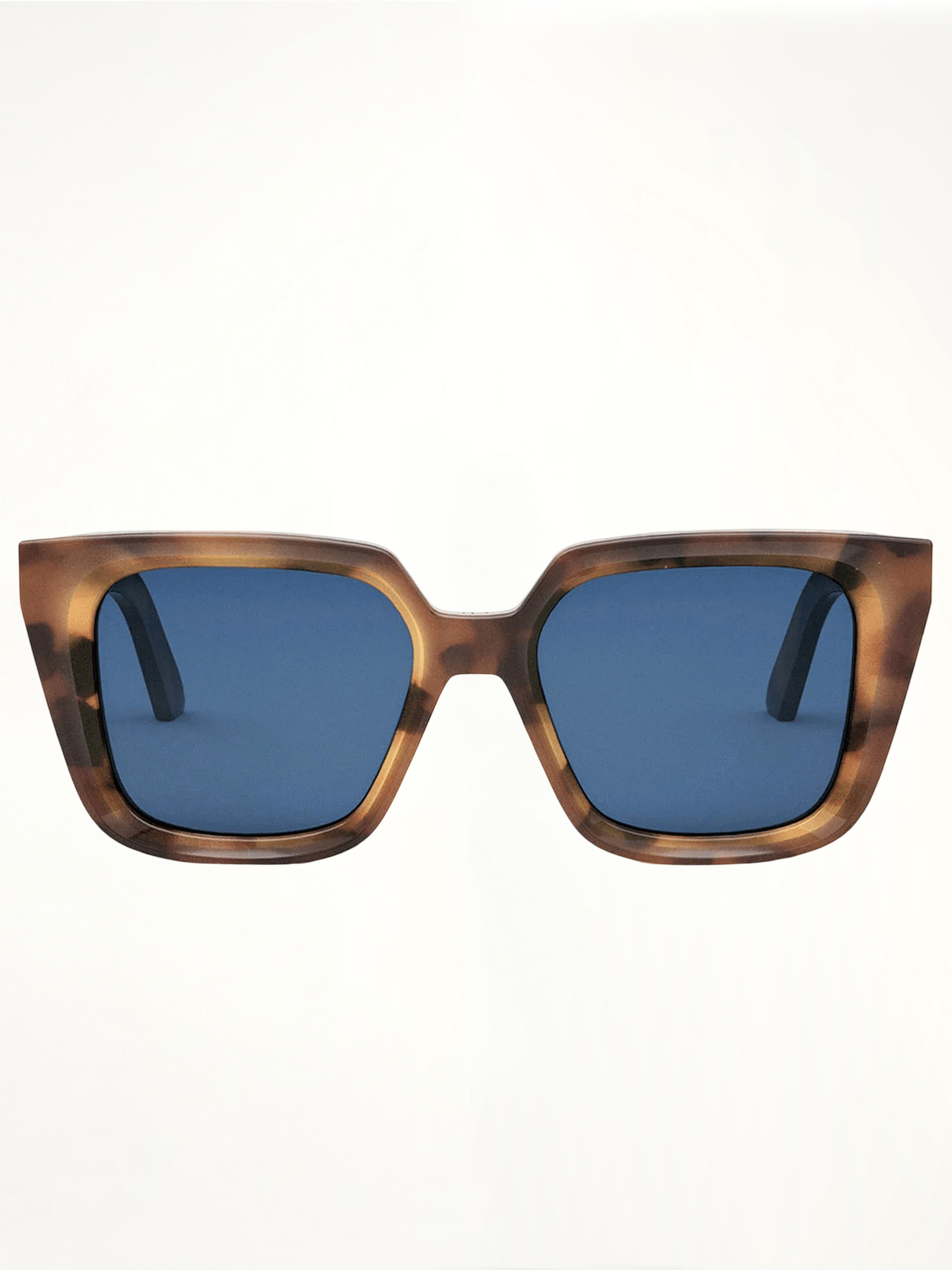 DiorMidnight S2F 26B0 Hexagon Sunglasses in Havana