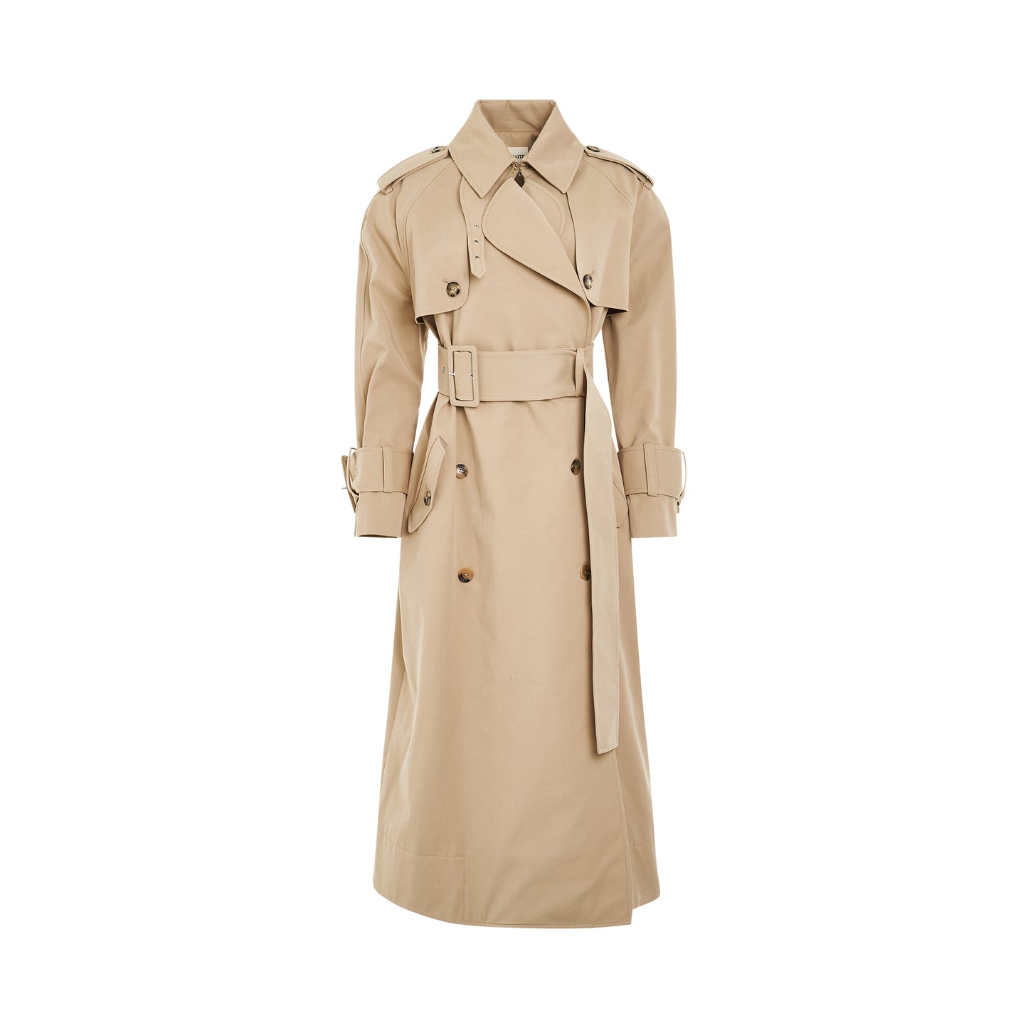 Rennie Trench Coat in Nude Beige