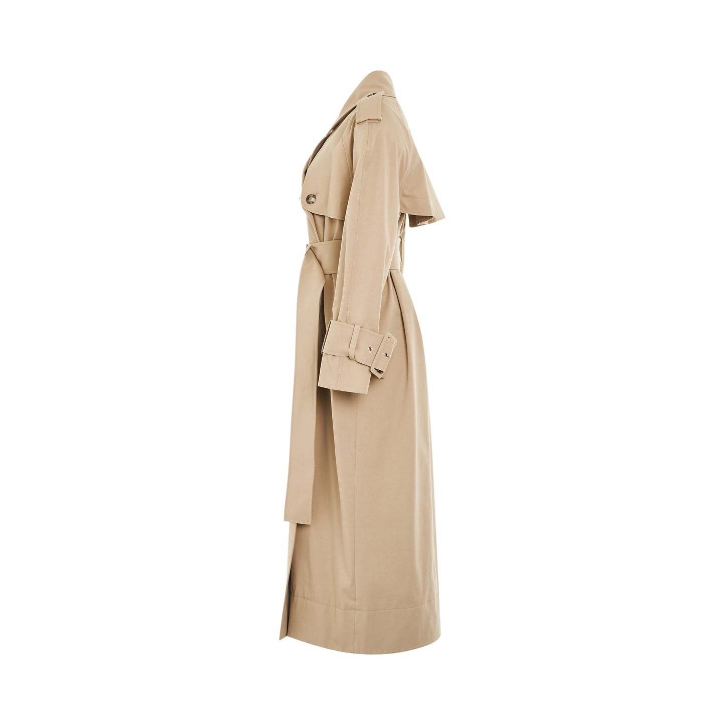 Rennie Trench Coat in Nude Beige