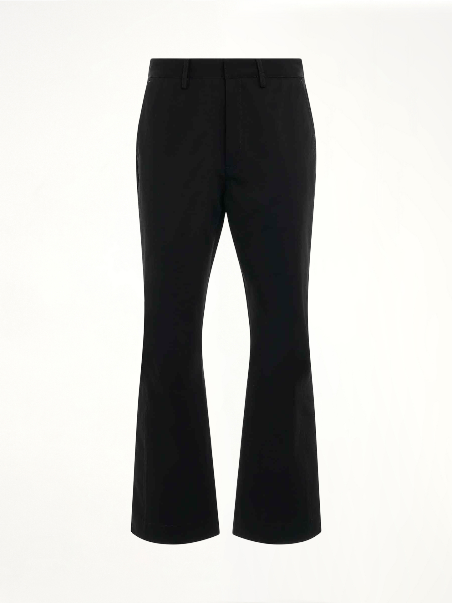 Chino Kick Flare Pants in Black