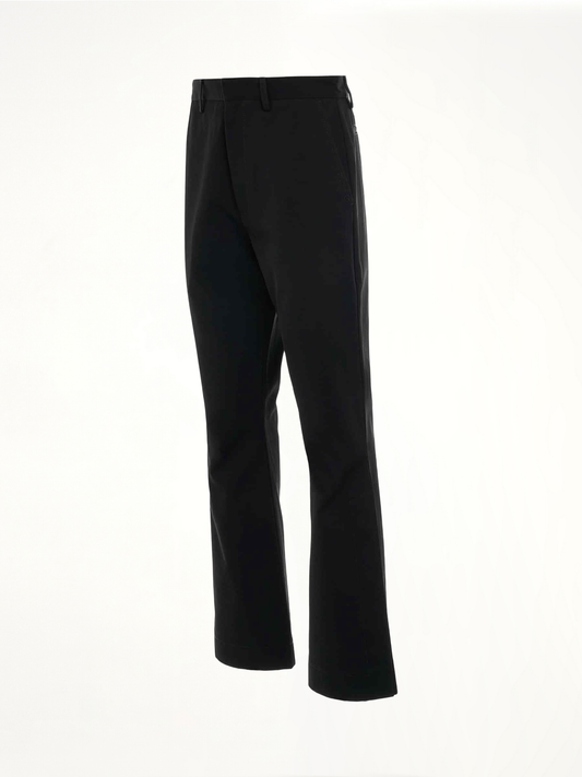 Chino Kick Flare Pants in Black