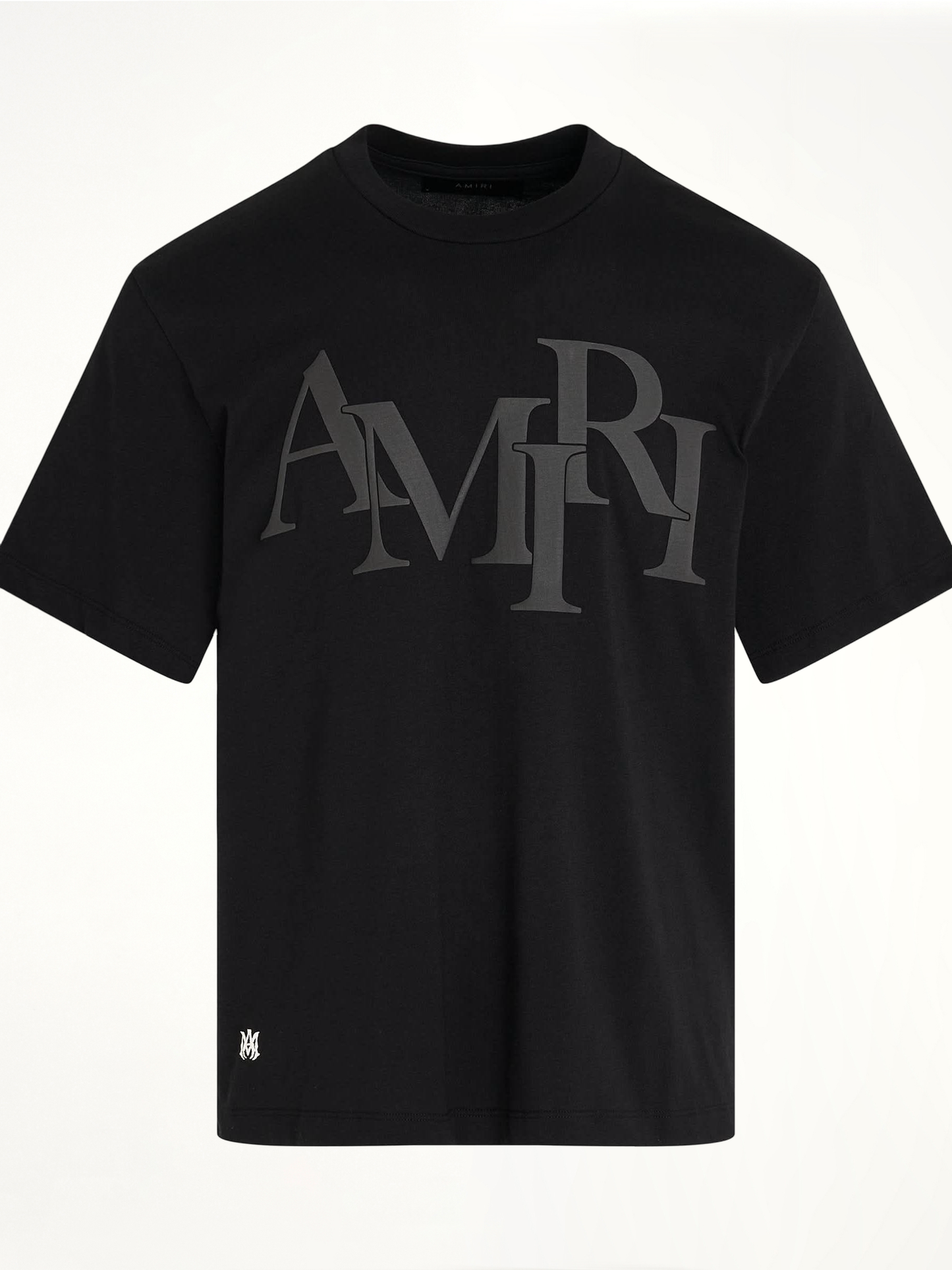 Staggered Logo T-Shirt in Black