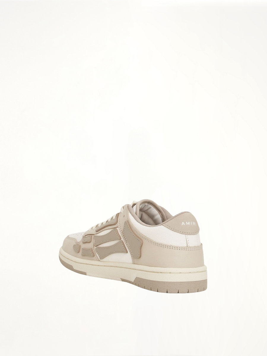 Skeleton Sneaker in Alabaster Back View | AMIRI