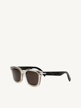 DiorBlacksuit S10I 78F051 Rectangular Sunglasses in Beige