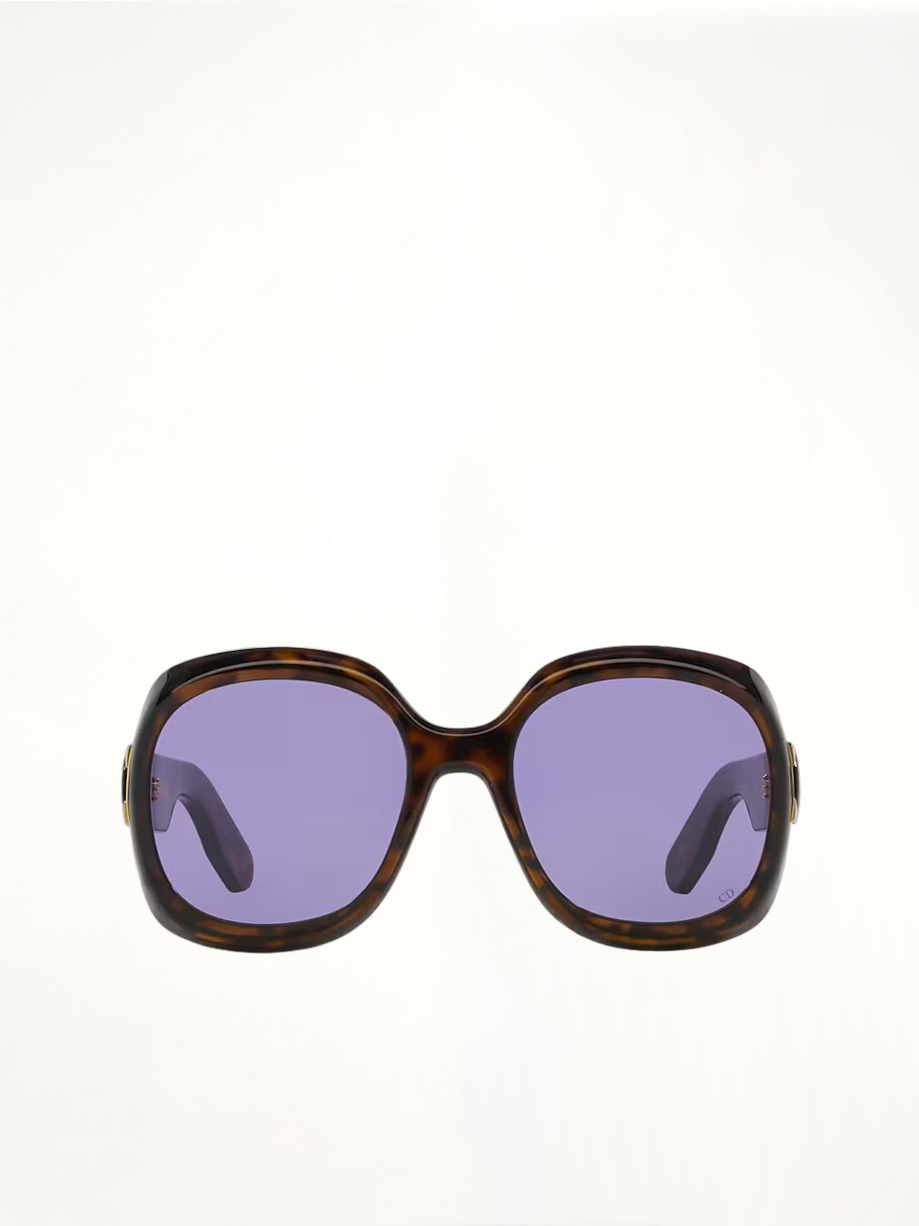 DiorLady 9522 R2F 10A158 Sunglasses in Havana/Purple