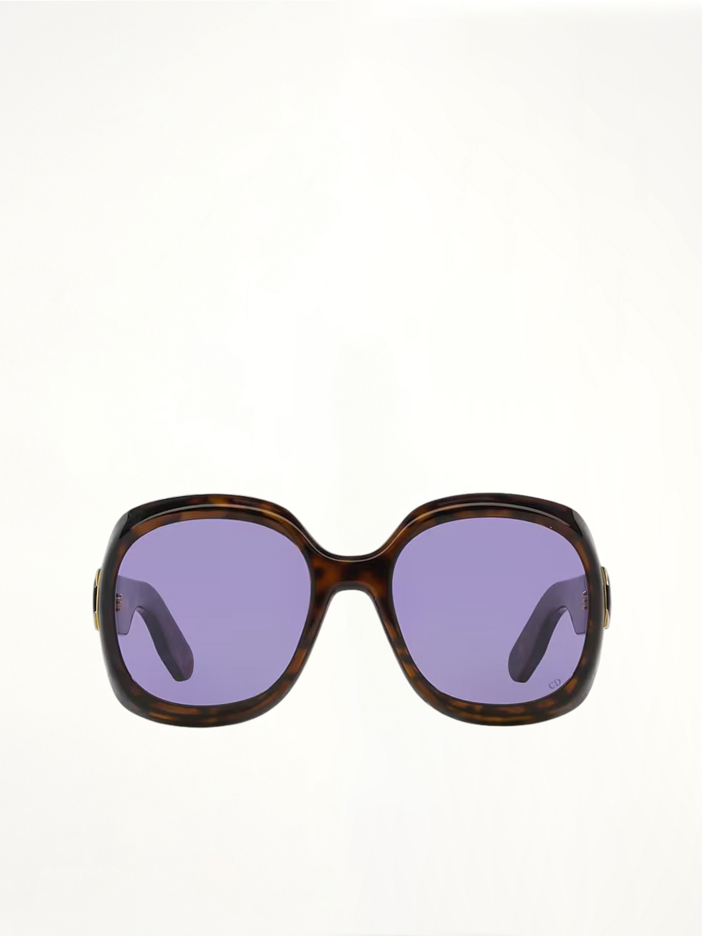 DiorLady 9522 R2F 10A158 Sunglasses in Havana/Purple