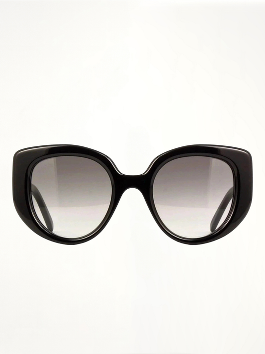 Loewe LW40100I 4901B Butterfly Sunglasses in Acetate Black