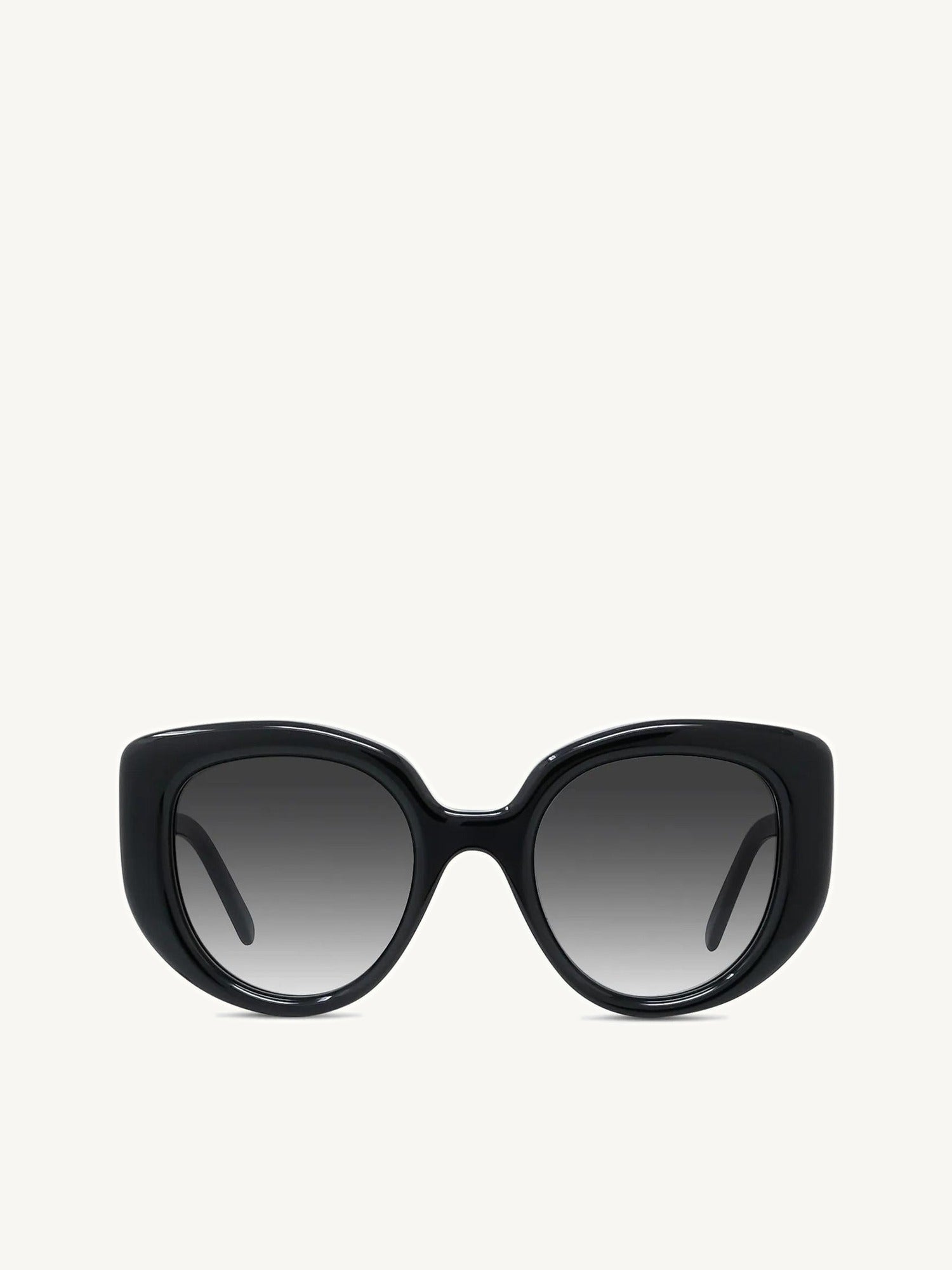 Loewe LW40100I 4901B Butterfly Sunglasses in Acetate Black