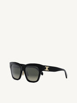 Celine CL40253F 5501F Cat Eye Acetate Sunglasses in Black