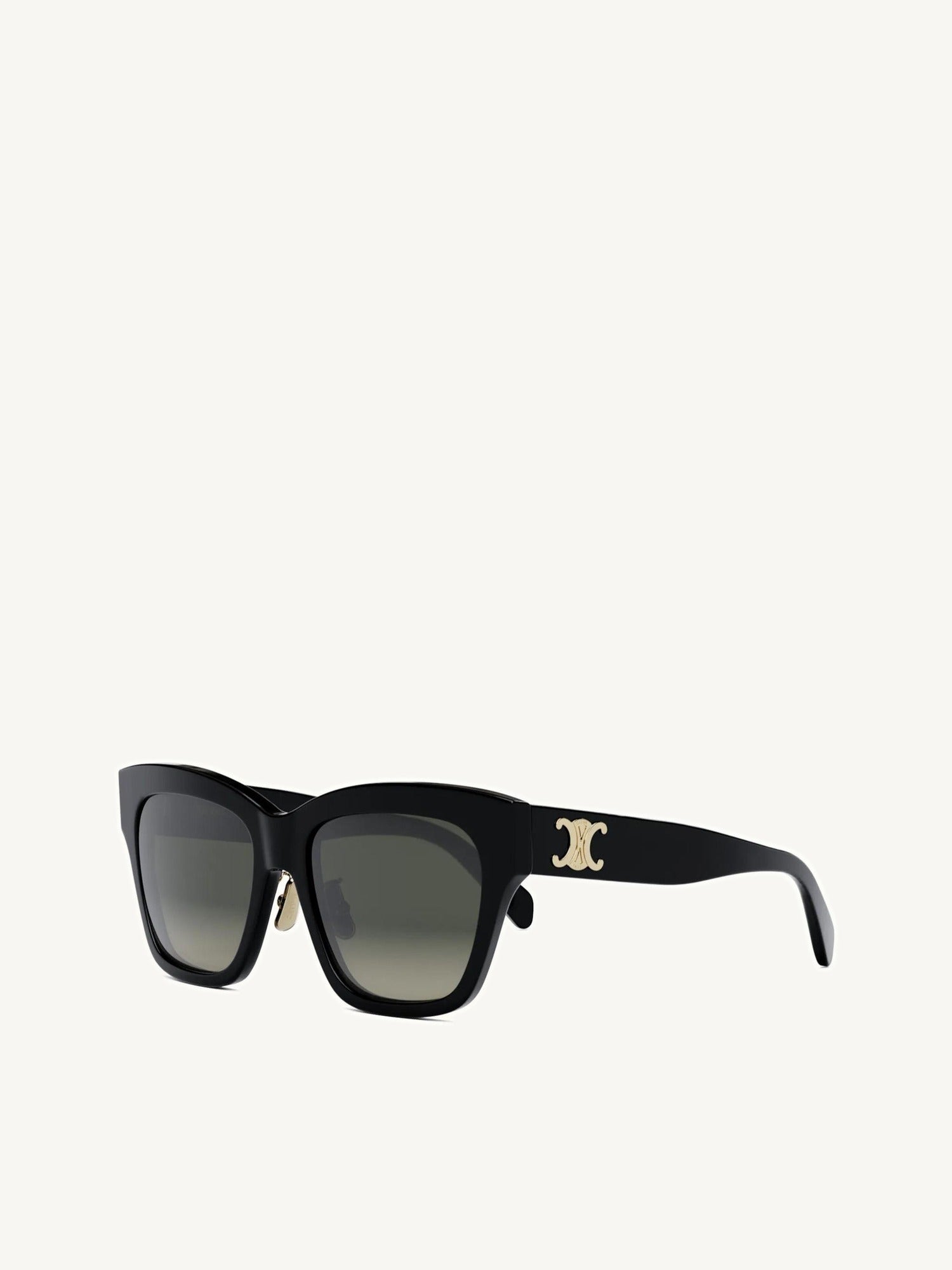 Celine CL40253F 5501F Cat Eye Acetate Sunglasses in Black