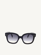 Celine CL4002UN 5401B Round Sunglasses in Shiny Black