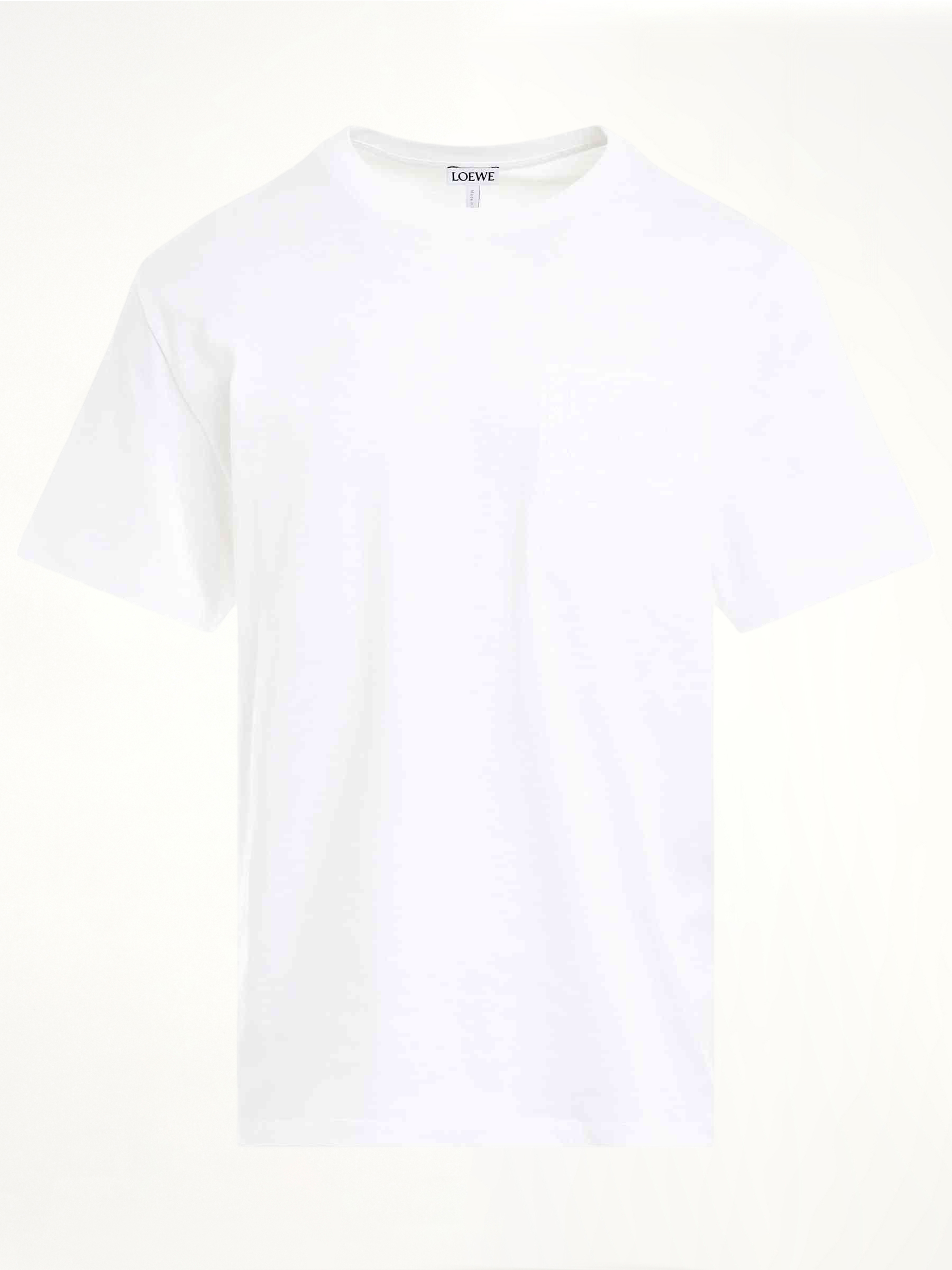 Anagram Logo Embroidered Relax Fit T-Shirt in White