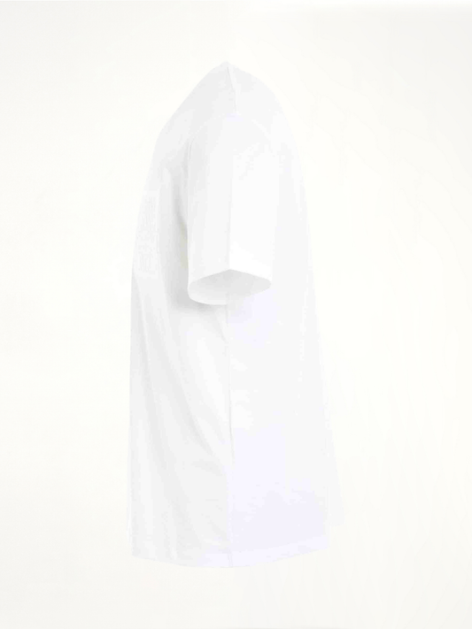 Anagram Logo Embroidered Relax Fit T-Shirt in White