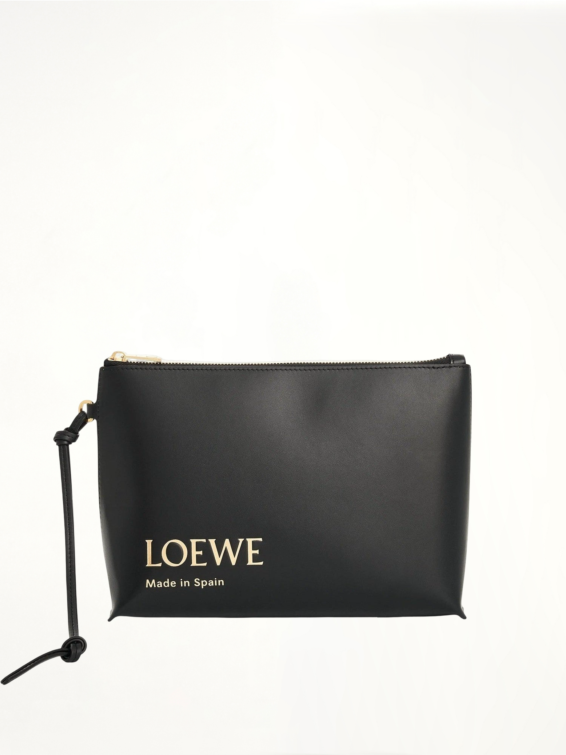 Loewe Embossed T-Pouch in Black