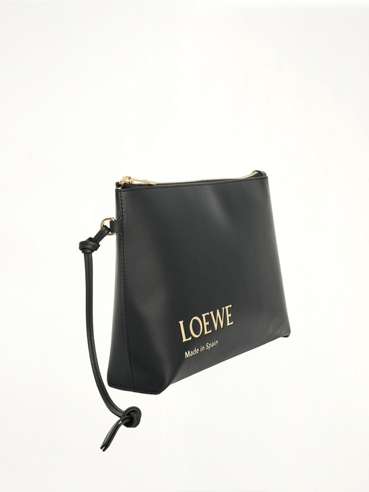 Loewe Embossed T-Pouch in Black