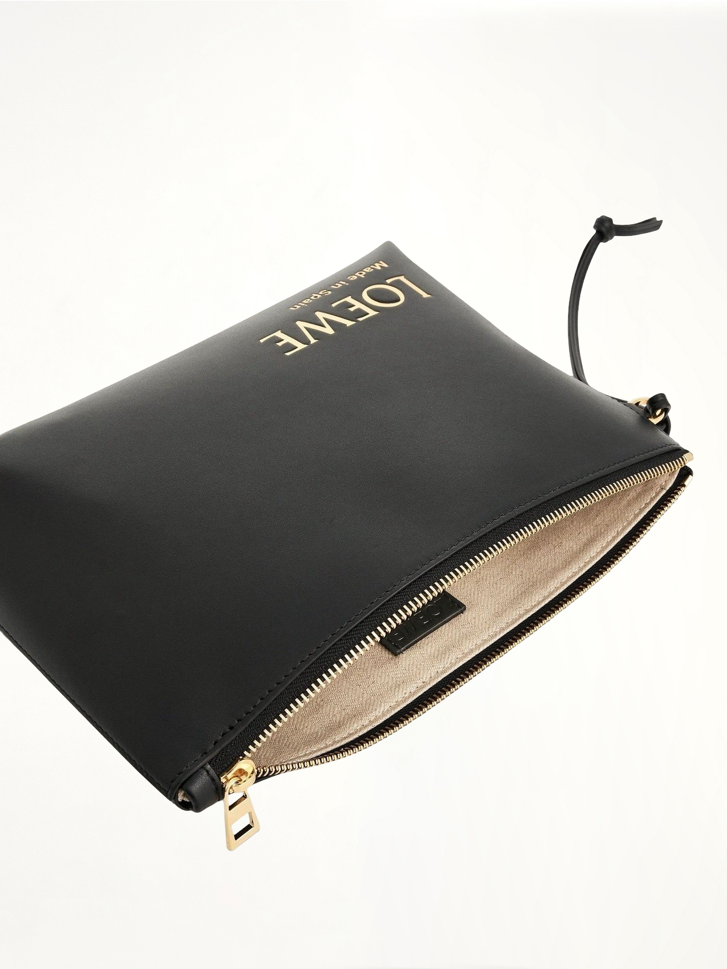 Loewe Embossed T-Pouch in Black