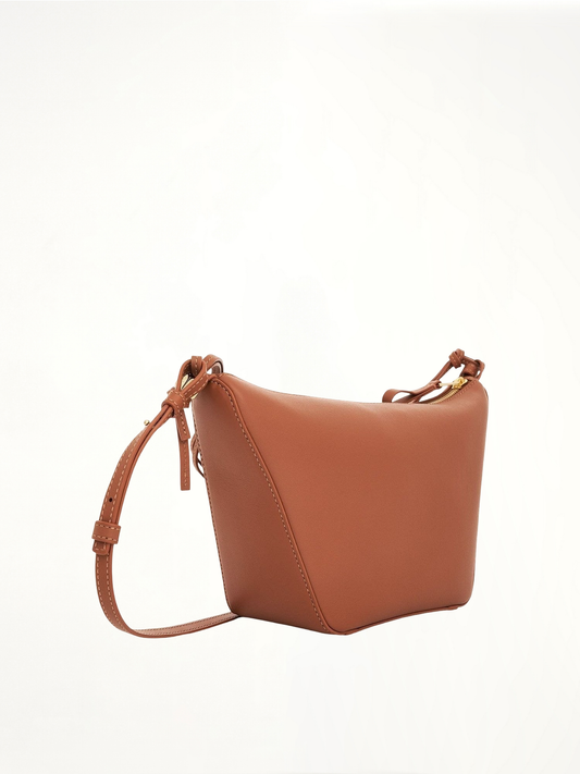Mini Hammock Hobo Bag in Tan