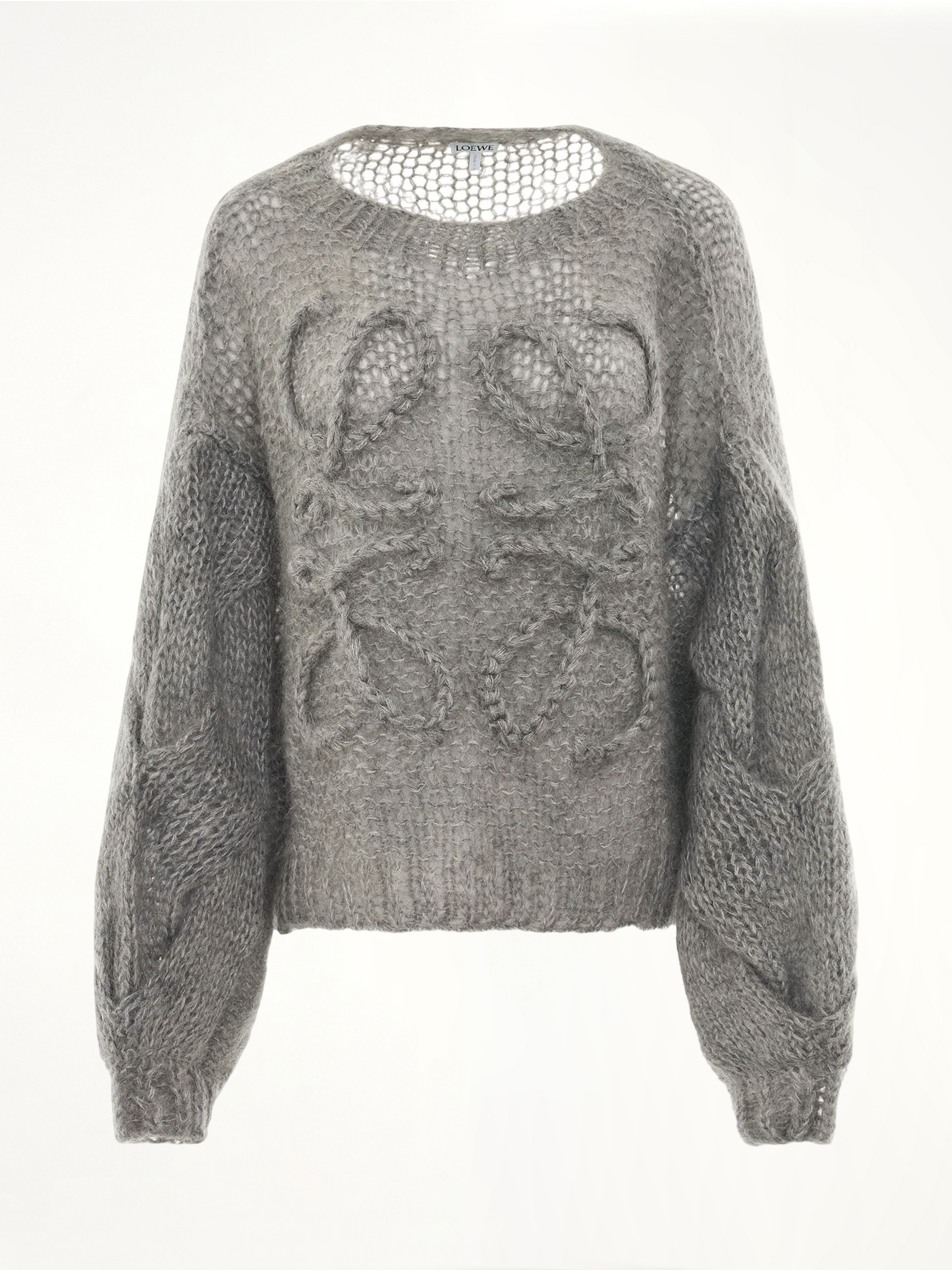 Anagram Mohair Sweater in Grey Melange