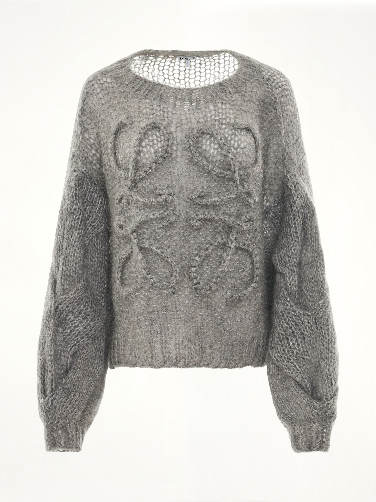 Anagram Mohair Sweater in Grey Melange