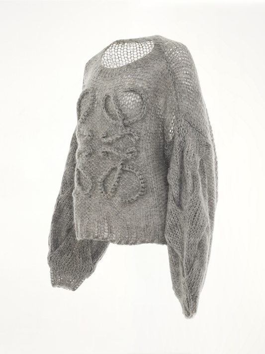 Anagram Mohair Sweater in Grey Melange