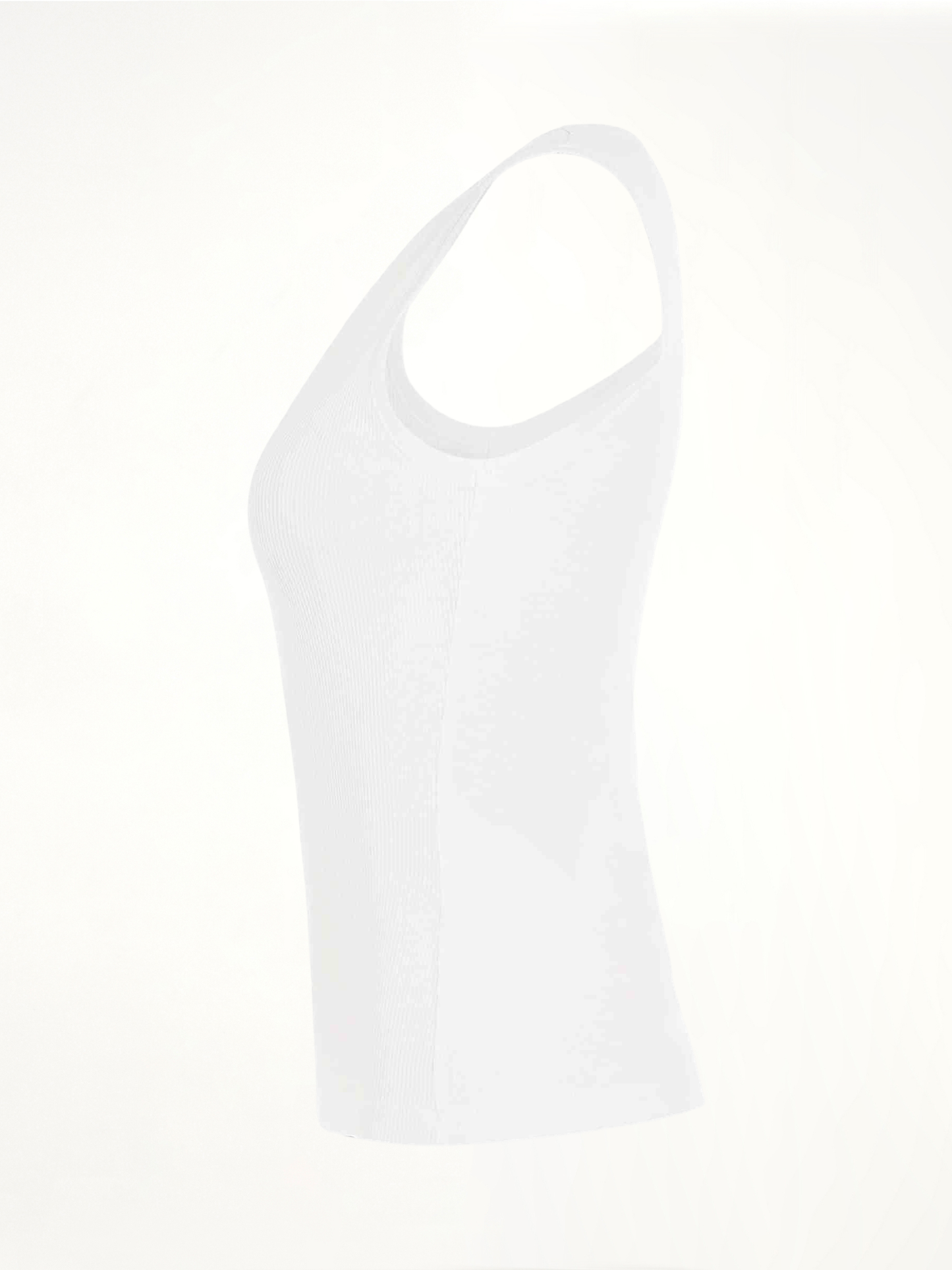 Anagram Embroidered Tank Top in White