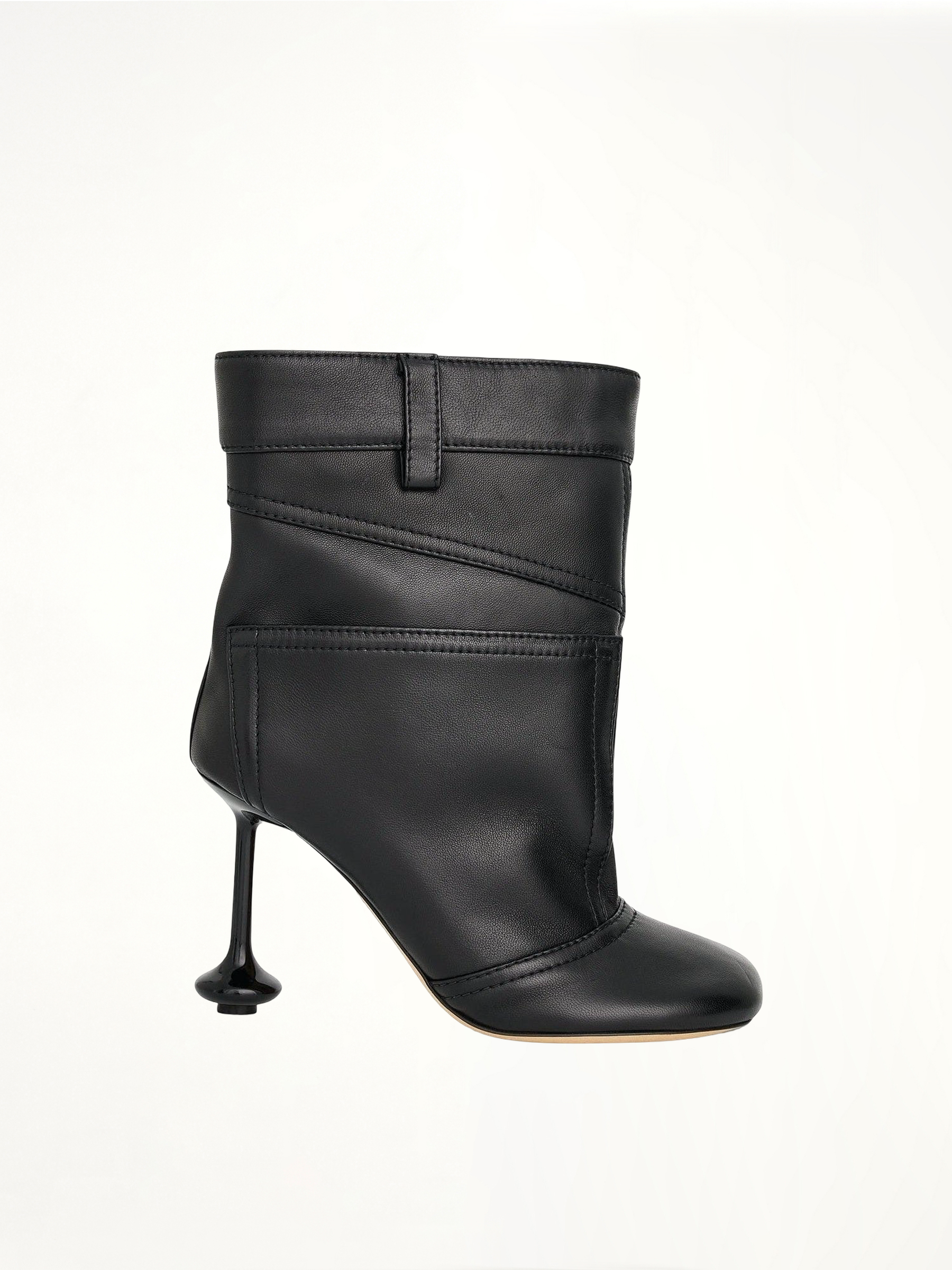 Toy Ankle Boot 90cm in Black Side View | LOEWE