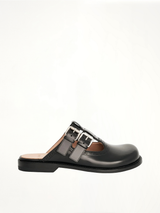 Campo Mary Jane Mule in Black Side View | LOEWE