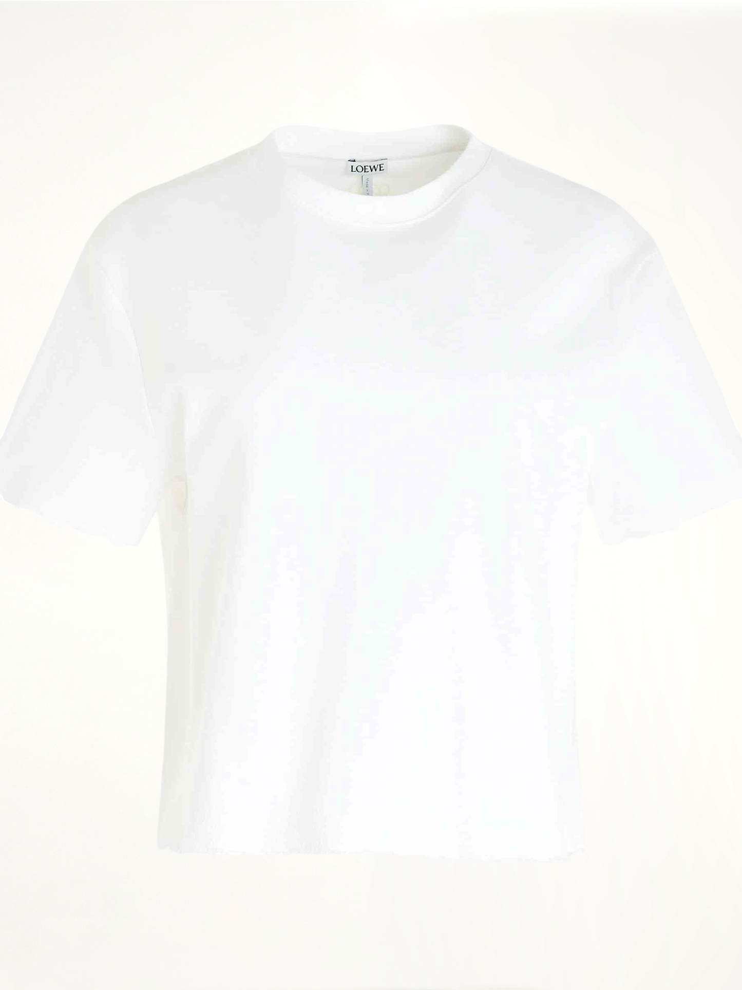 Cotton/Polyamide T-Shirt in White