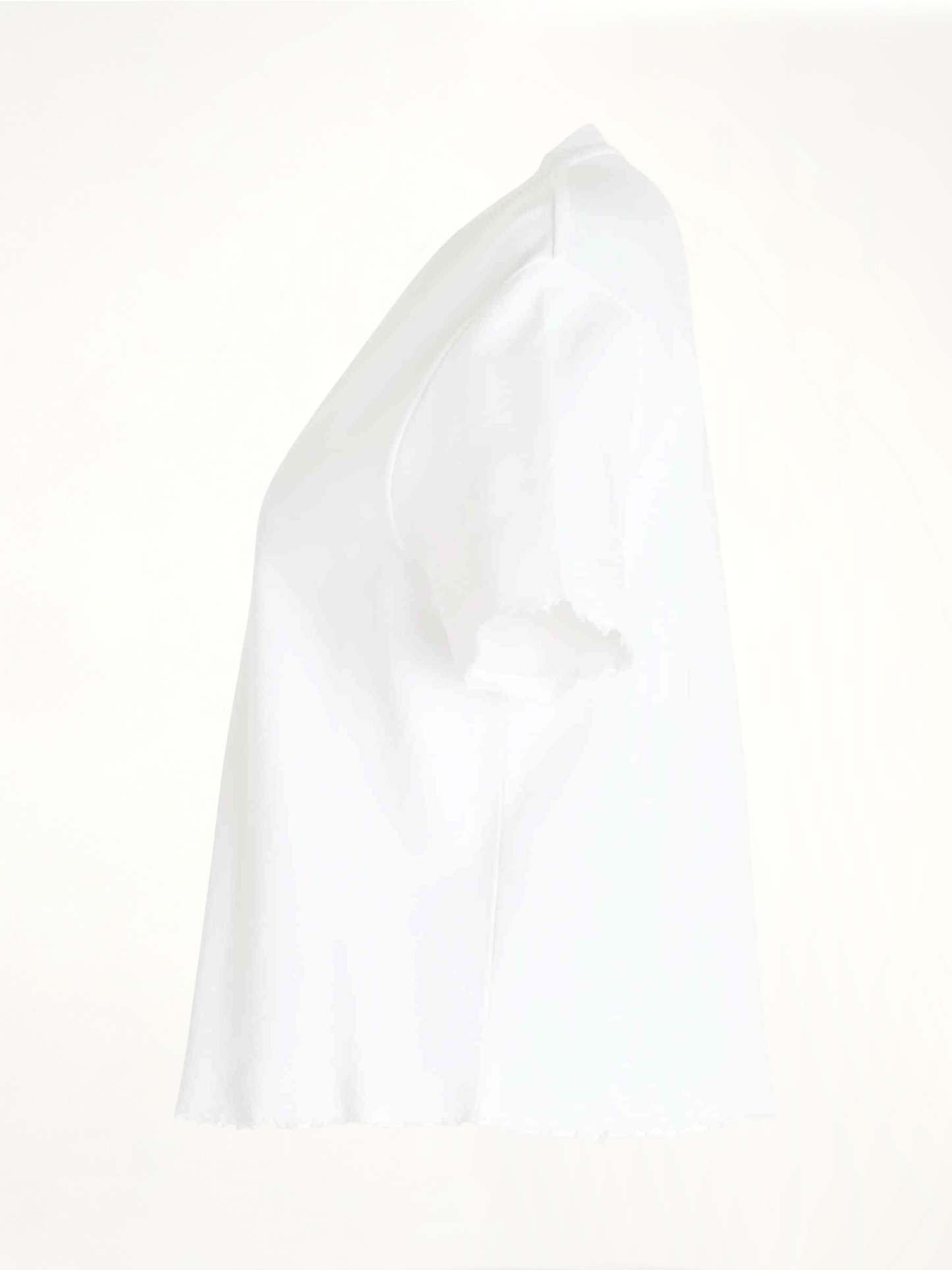 Cotton/Polyamide T-Shirt in White