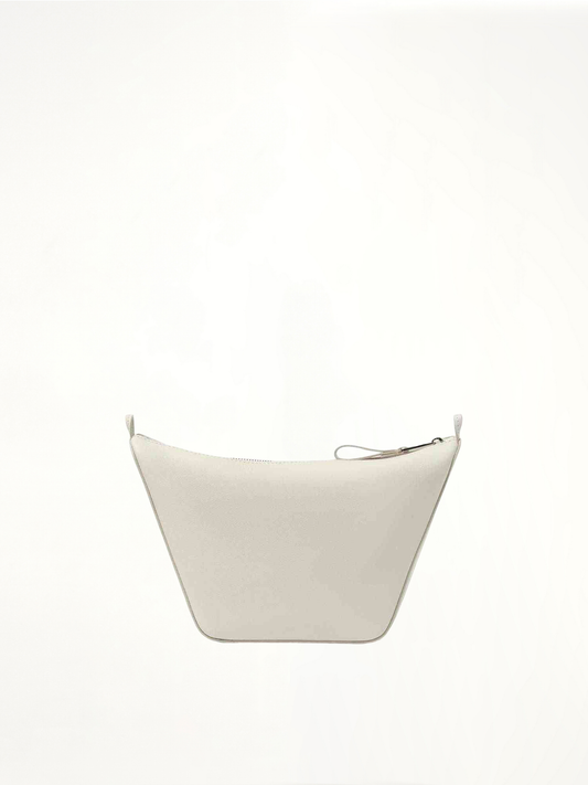 Mini Hammock Hobo Bag in Soft White