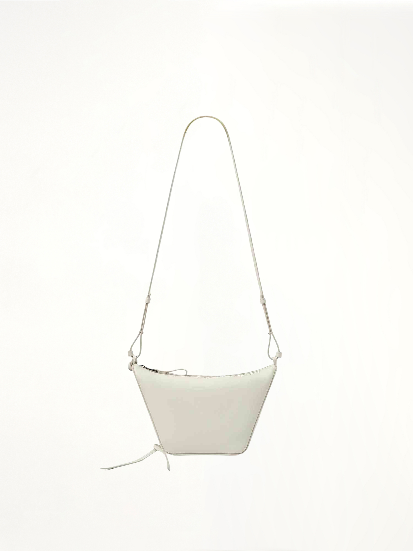 Mini Hammock Hobo Bag in Soft White