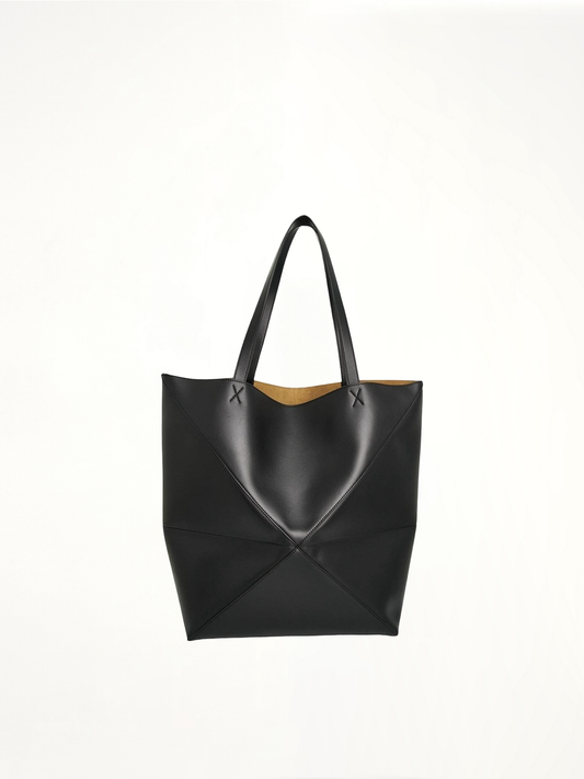 Puzzle Fold Tote XL in Black