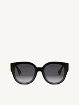 Fendi FE40111F 6501B Wayfarer Sunglasses in Black/Gold
