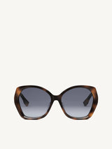 Fendi FE40112F 5853B Butterfly Sunglasses in Havana