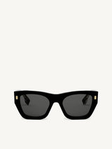 Fendi FE40101F 5301A Acetate Sunglasses in Black