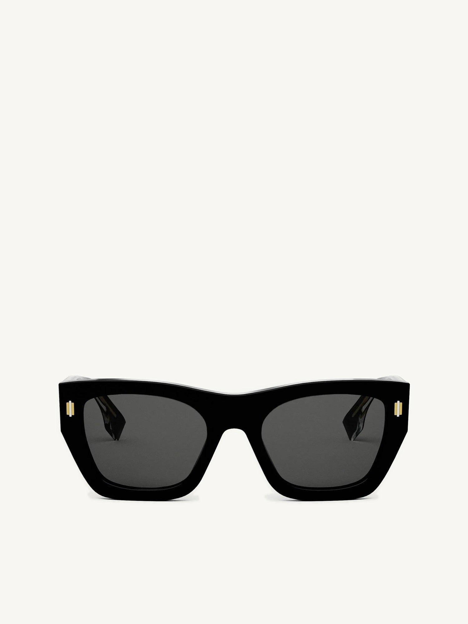 Fendi FE40101F 5301A Acetate Sunglasses in Black