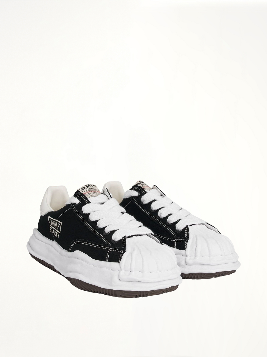 Blakey OG Sneaker in Black/White Front View | MAISON MIHARA YASUHIRO
