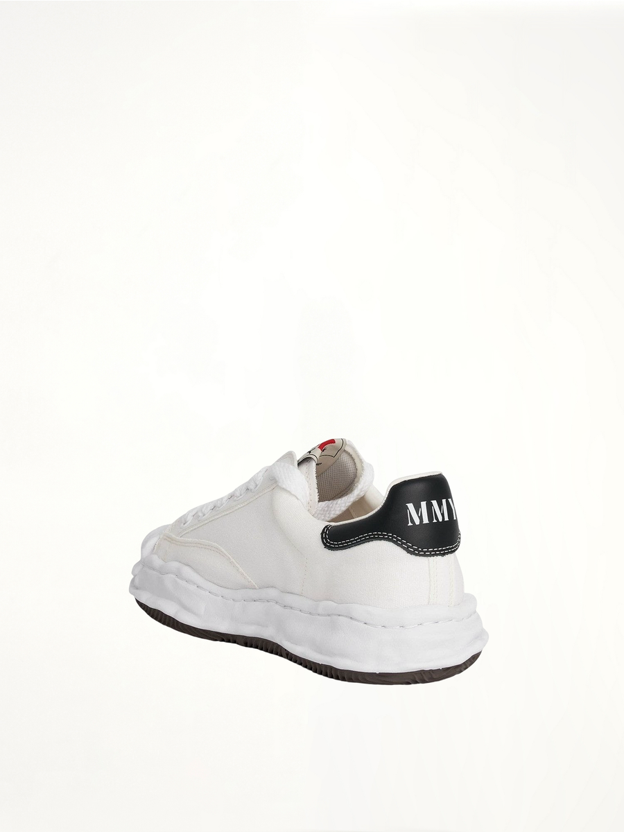 Blakey OG Sneaker in White Back View | MAISON MIHARA YASUHIRO