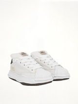 Blakey OG Puffer Sneaker in White Front View | MAISON MIHARA YASUHIRO