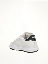 Blakey OG Puffer Sneaker in White Back View | MAISON MIHARA YASUHIRO