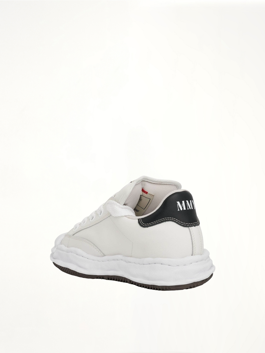 Blakey OG Puffer Sneaker in White Back View | MAISON MIHARA YASUHIRO