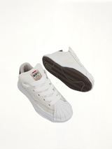 Blakey OG Puffer Sneaker in White Top View | MAISON MIHARA YASUHIRO